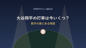 朝のグラウンドに置かれたバットとボールのイメージ（大谷翔平の打率解説）（実在選手の顔・球団ロゴ・背番号なし）