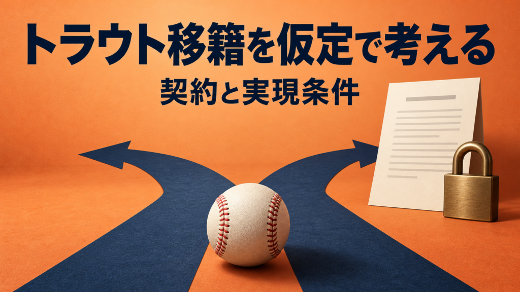 トラウト移籍を仮定で考える
