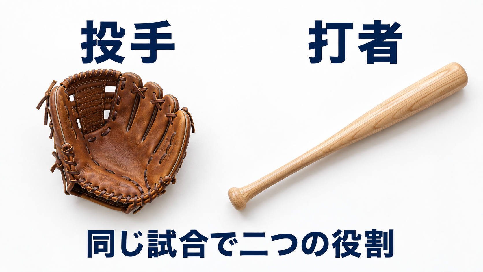 投手成績と打者成績は、それぞれ別の欄で確認します。