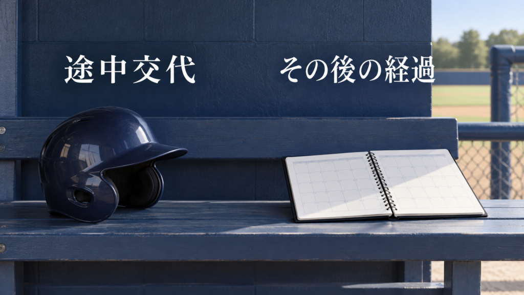 途中交代の事実と、その後の日付別の経過を分けて確認します。