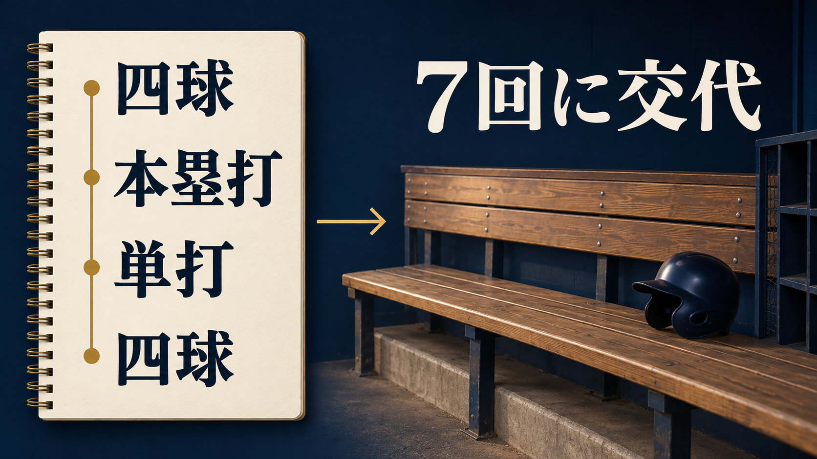 四球、本塁打、単打、四球で出塁した後、7回に交代しました。