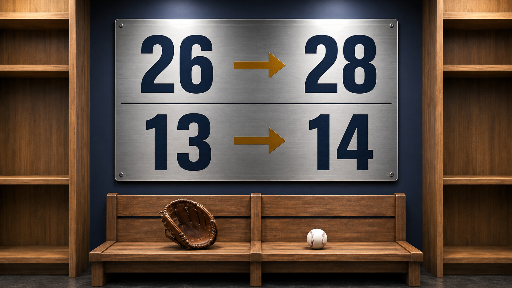 MLBの9月ロースターが26人から28人へ増える図解